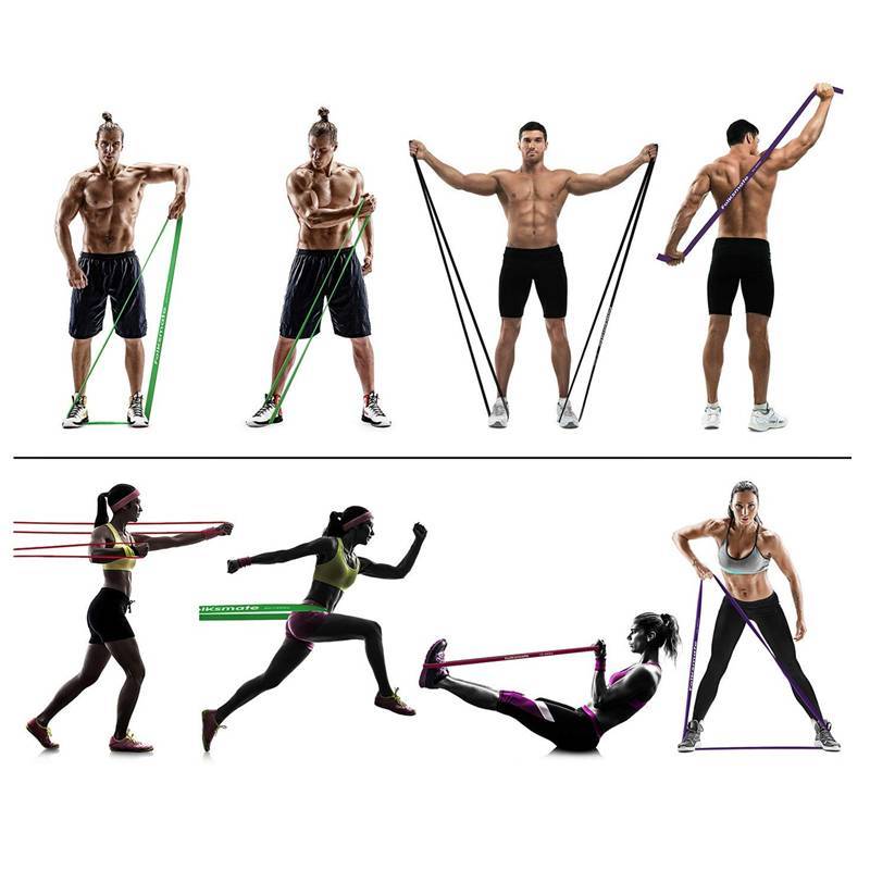 Резиновый жгут и эспандер: упражнения, преимущества спортивных жгутов и тренировки для мужчин и женщин