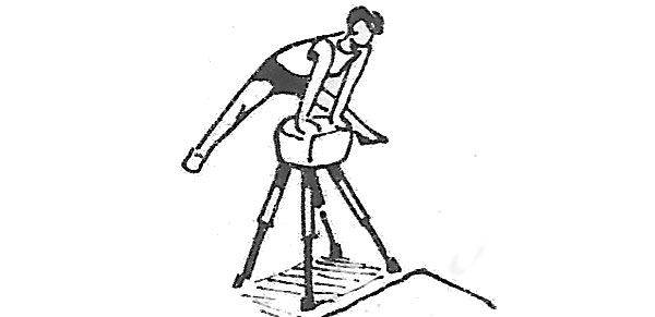 Методика обучения опорному прыжку через козла ноги врозь.