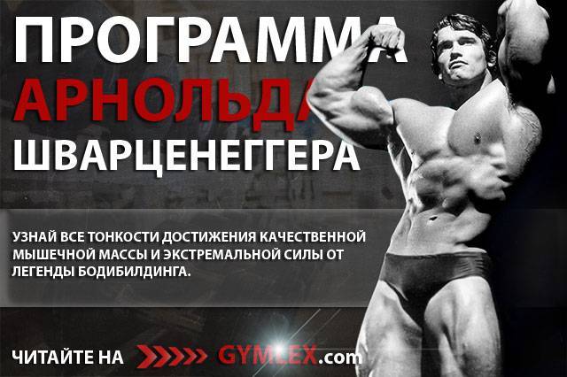 Тренировки арнольда шварценеггера: советы для груди и спины