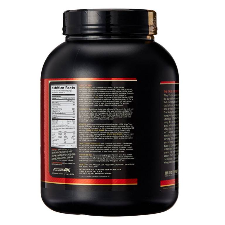 Протеин gold standard whey: схема приема, дозировка, состав, назначение, показания, противопоказания и эффект