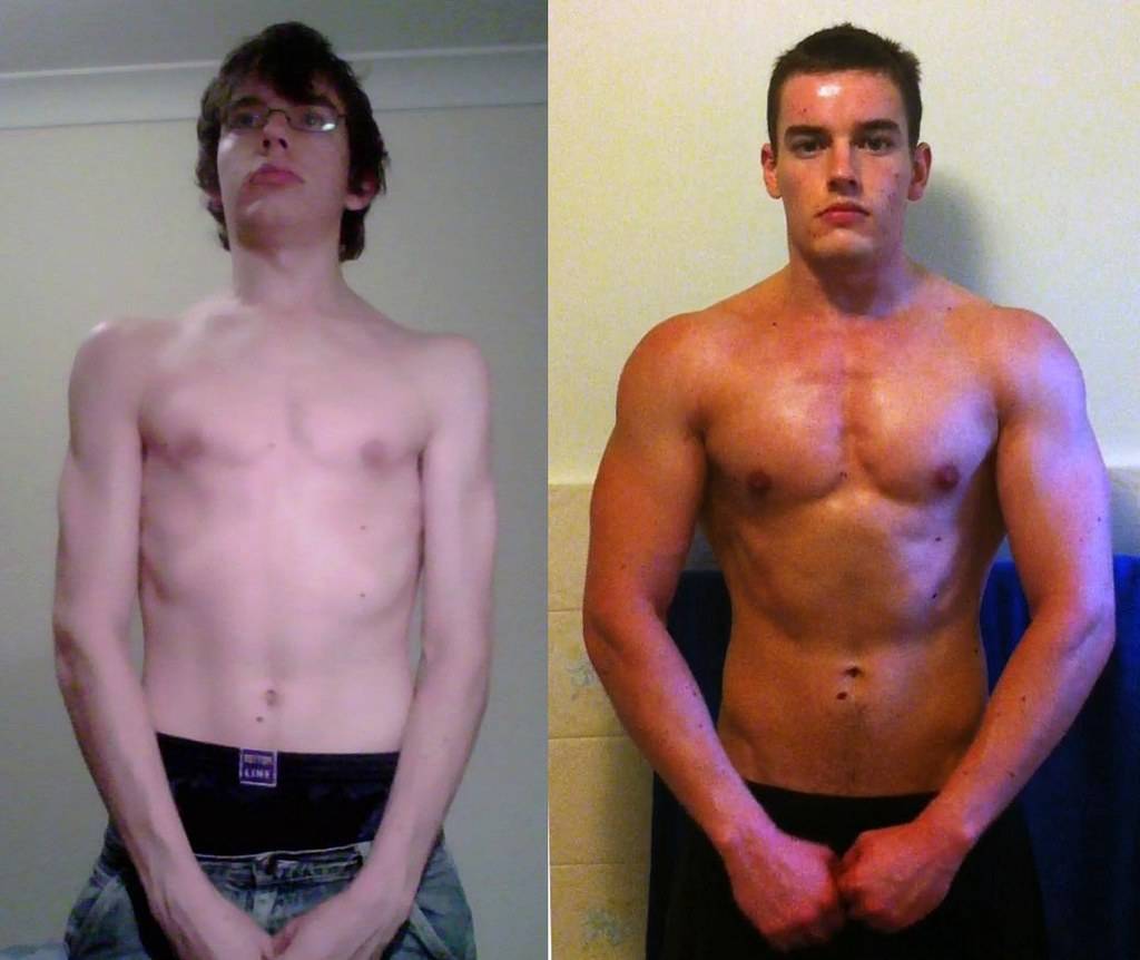 Как набрать массу тела худому парню: программа тренировки и рацион питания по дням