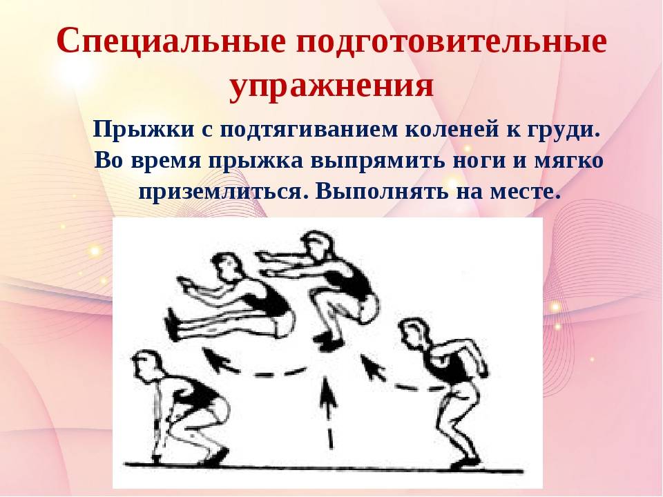 Виды прыжков упражнения. Специальные подготовительные упражнения. Подготовительные и подводящие упражнения в прыжках. Специальные подготовительные упражнения для прыжков. Подготовительные упражнения для прыжков в длину.