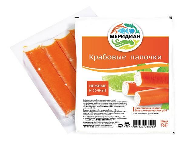 Крабовые палочки с творожным сыром