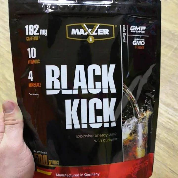 Пакет black kick 1000 гр (maxler)