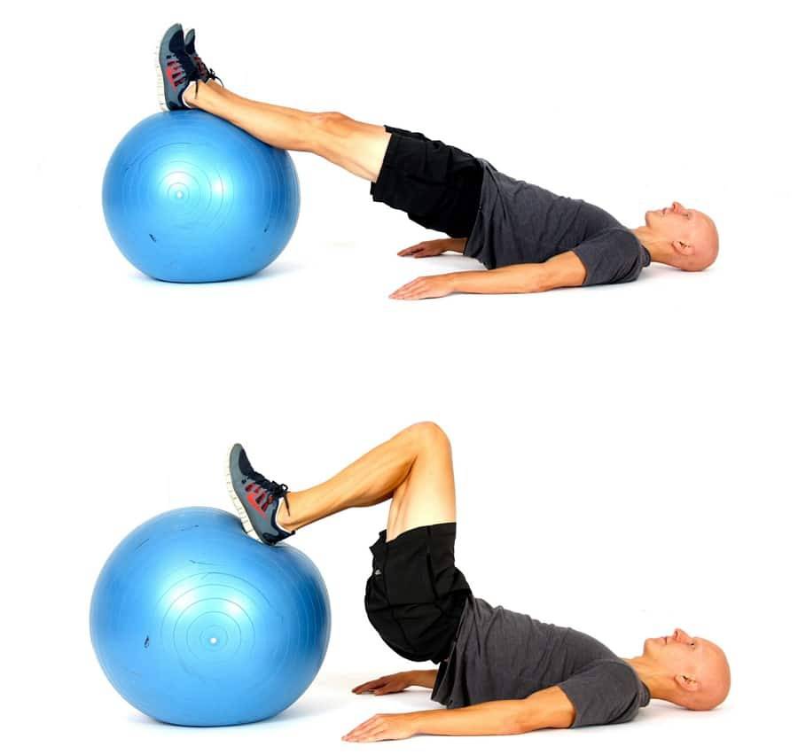 Упражнения для спины на фитболе: инструкция с видео