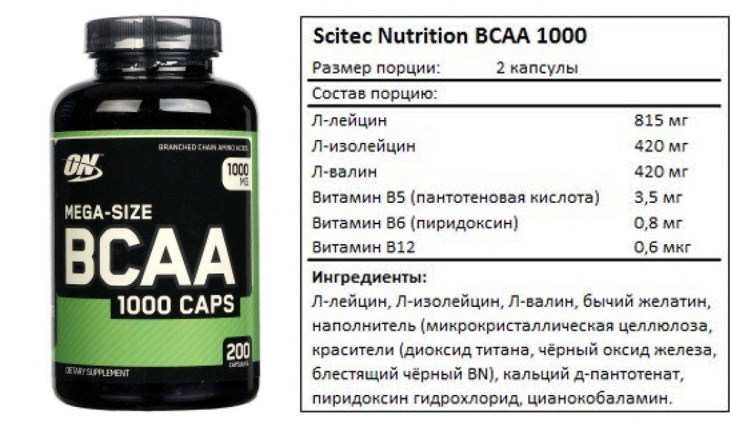 Bcaa схема приема