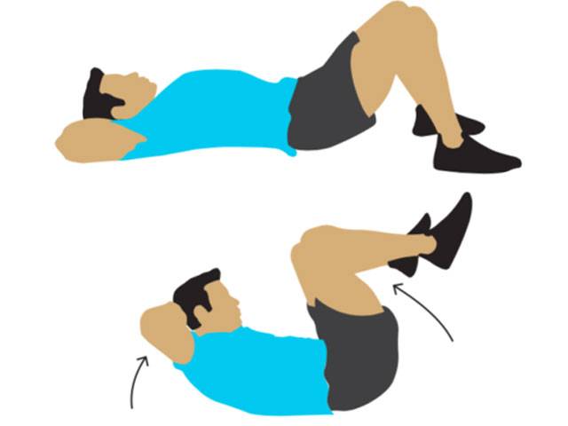 Боковые скручивания на полу: видео и фото упражнения