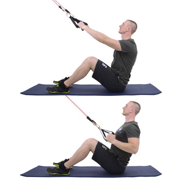Упражнения с фитнес резинкой - виды тренировок для ног, рук, спины, ягодиц и пресса