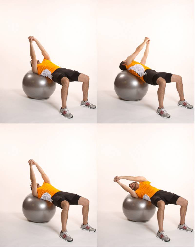 Упражнения с гимнастическим мячом