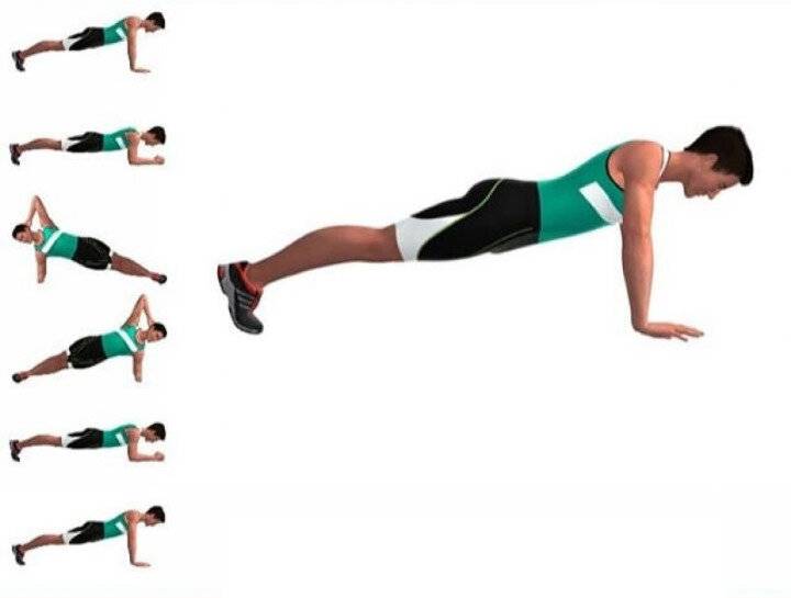 Динамическая планка – варианты упражнения на все группы мышц