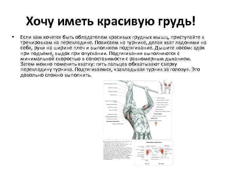 Можно ли накачать грудь на турнике: обзор эффективных упражнений | rulebody.ru — правила тела