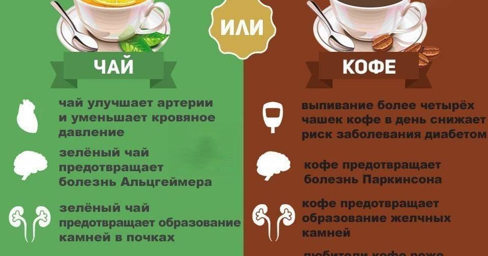 Чай или кофе: что лучше пить и почему?