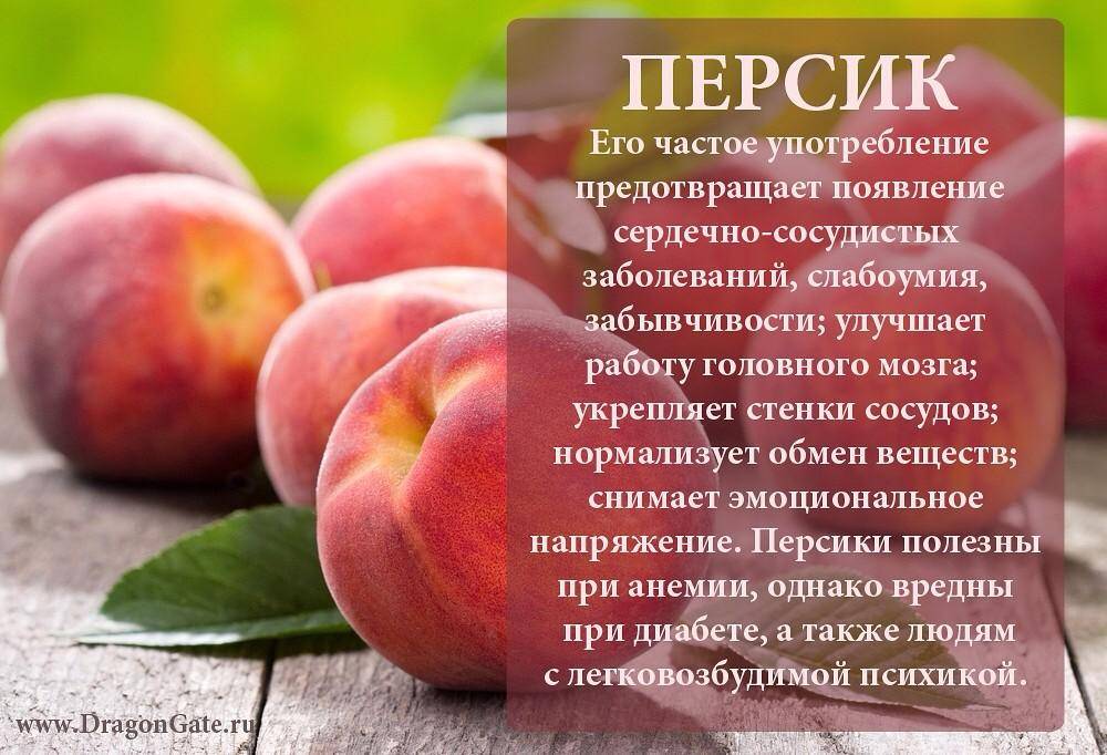 Персик - калорийность, полезные свойства, польза и вред, описание - www.calorizator.ru