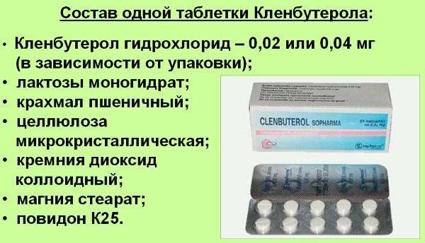 Кленбутерол (clenbuterol): все что важно знать о препарате