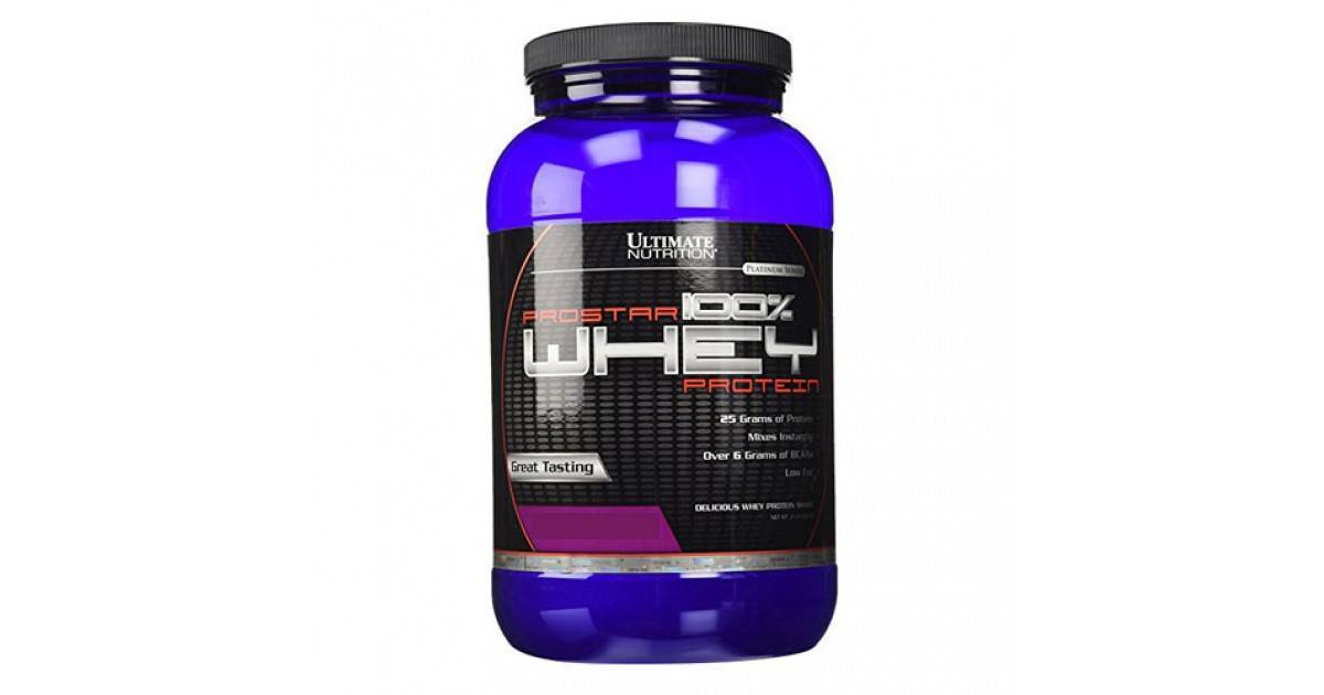 Prostar 100% whey protein 2390 гр - 5lb (ultimate nutrition)