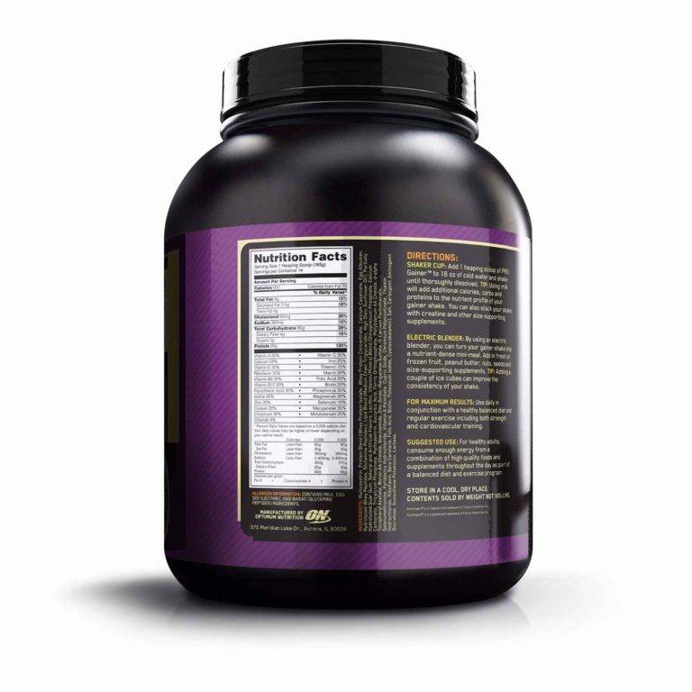 Обзор гейнеров от optimum nutrition