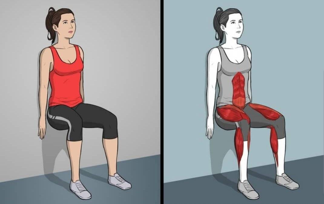 Упражнение стульчик у стены, как правильно делать. упражнение «стульчик» дома у стены: какие мышцы укрепляет | здоровое питание