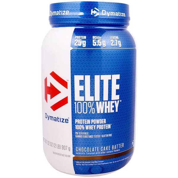 Elite whey protein от dymatize nutrition