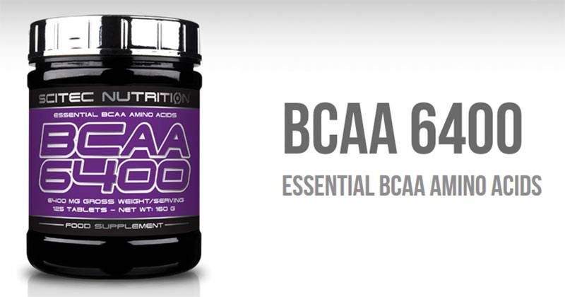 Bcaa scitec nutrition 6400: состав, соотношение аминокислот, цены