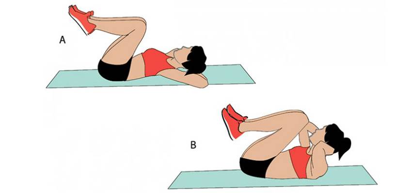 Упражнение ситап (подъем туловища из положения лежа)