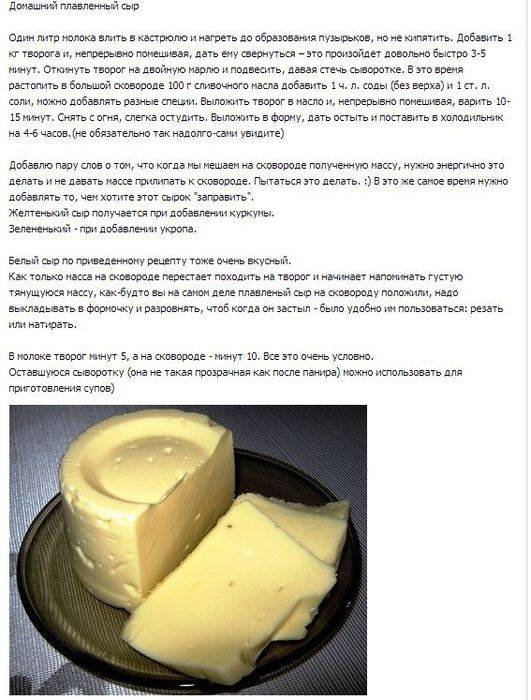 Домашний сыр из творога - рецепты твердого и плавленного продукта, сулугуни и моцареллы