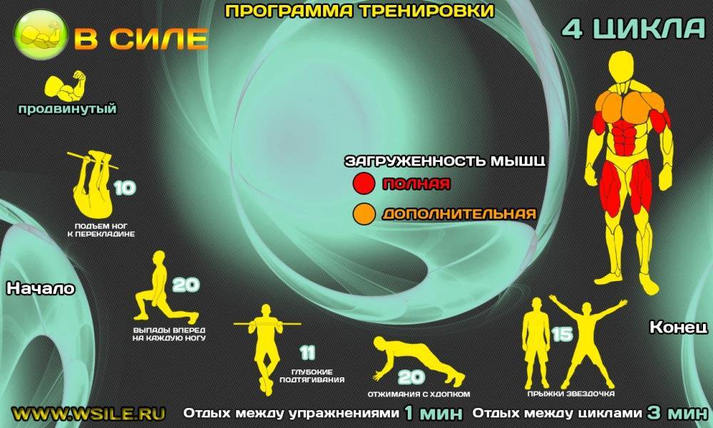 Тренировка силовой выносливости | как развить выносливость