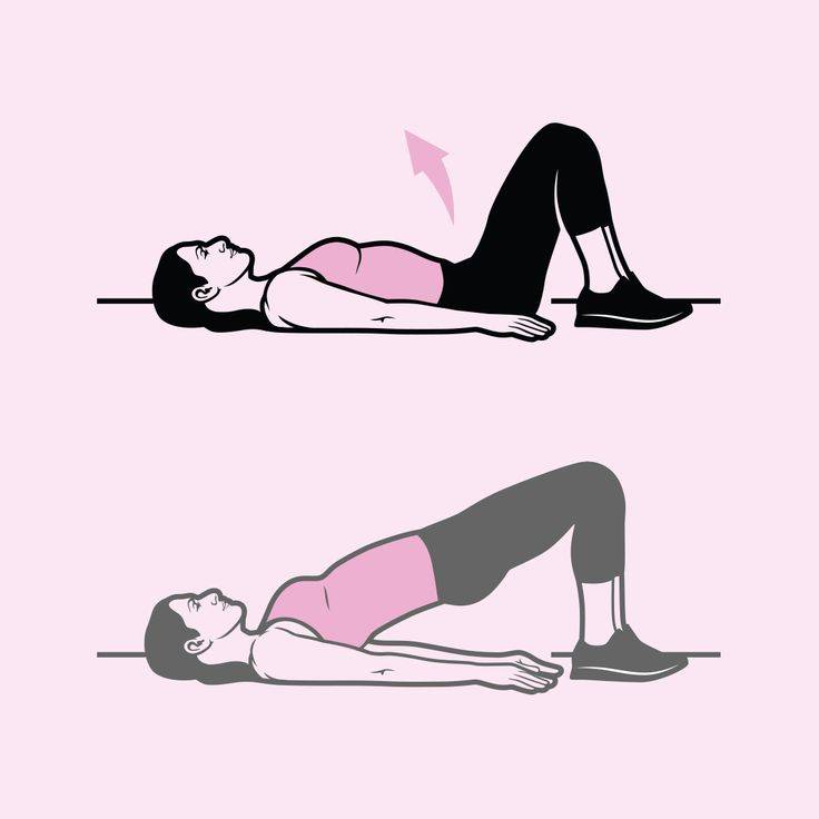 Ягодичный мостик техника выполнения упражнения. какие мышцы работают, как правильно делать с резинкой
