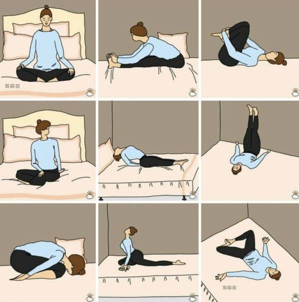 Растяжка перед сном: польза и упражнения для всего тела
