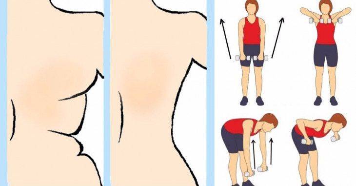 Как убрать жир со спины у женщин в домашних условиях. упражнения, видео тренировка