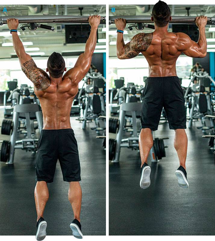 Упражнения на широчайшие мышцы спины в домашних условиях для мужчин - kak-nakachat.pro