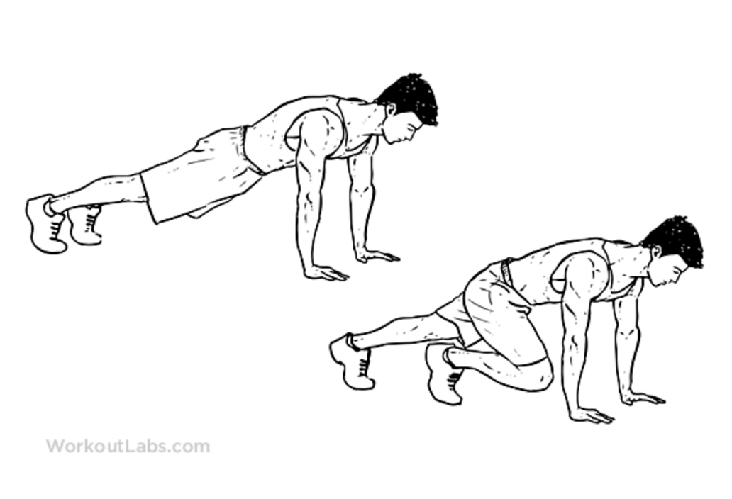Упражнение скалолаз: техника выполнения, какие мышцы работают