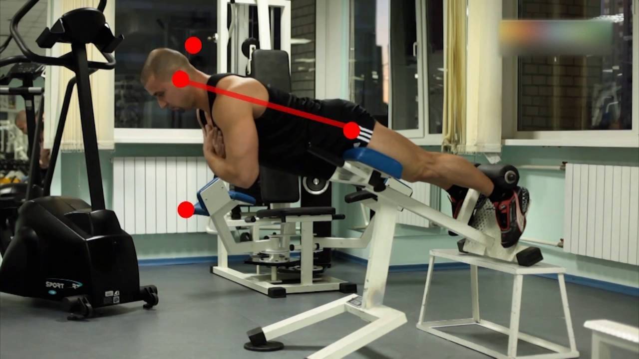 Упражнение гиперэкстензия: техника выполнения, какие мышцы работают