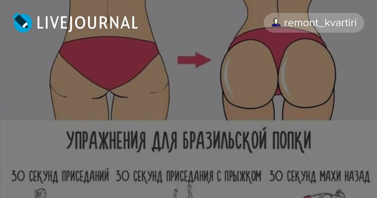 Как накачать попу: 7 упражнений для ягодиц