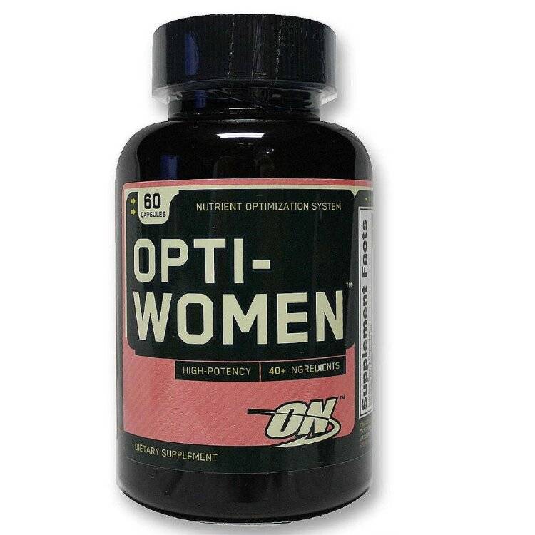 Витамины opti - women 120 капс (optimum nutrition) для женщин купить в москве в магазине спортивного питания pitprofi.ru