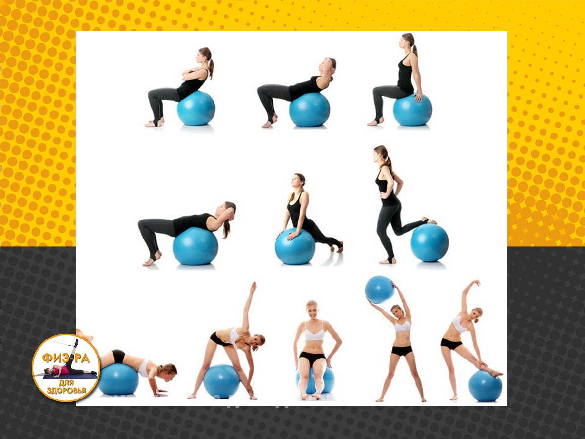 Упражнения с гимнастическим мячом – sportfito — сайт о спорте и здоровом образе жизни
