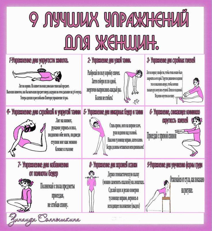 Вечерняя зарядка для похудения в домашних условиях - allslim.ru