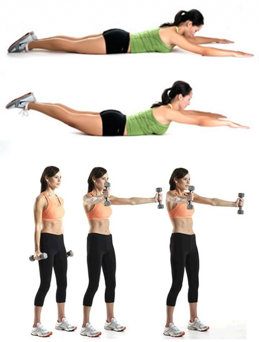 Как убрать жировые складки на спине: упражнения от жира на спине