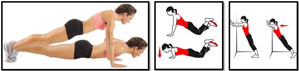 Упражнения для грудных мышц для девушек - упругое тело