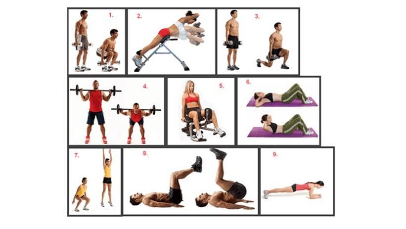 Силовые тренировки для похудения для мужчин и женщин, комплекс упражнений и разбор питания