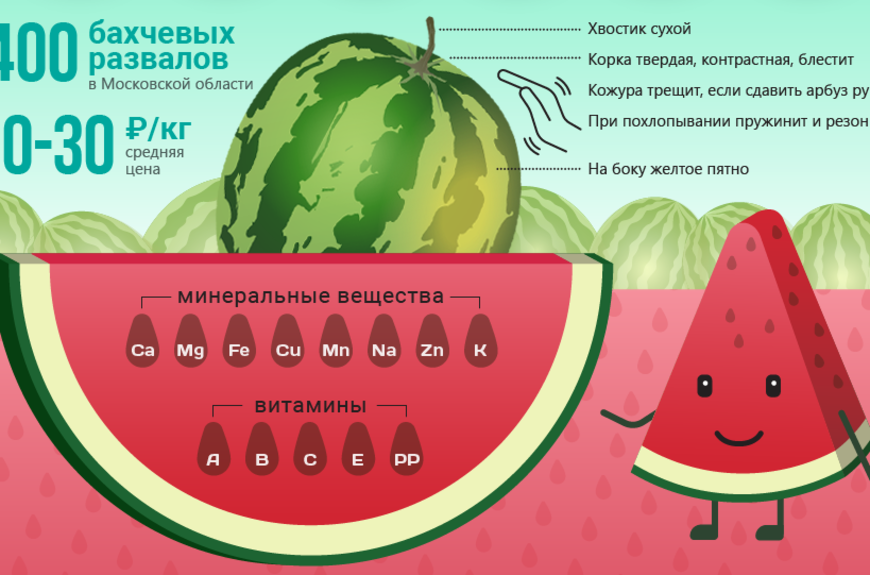 Сколько калорий в арбузе и можно ли от него поправиться при диете