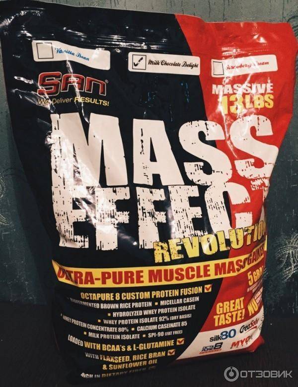 Mass effect revolution – сбалансированная белково-углеводная смесь от фирмы san