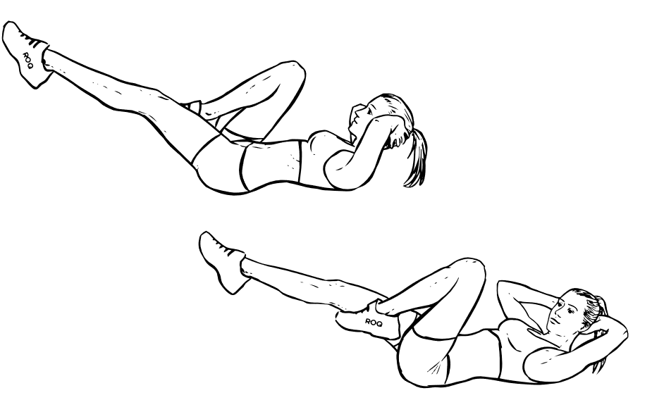 Упражнения на руки лежа на спине